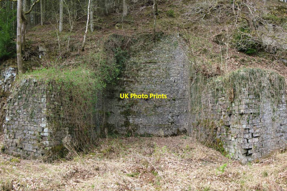 Photo 6"x4" Ruin at Pontneddfechan Gunpowder Works Pen-common c2012