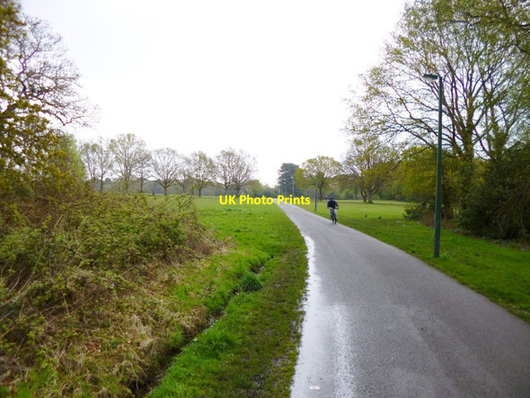 Photo 6"x4" Southampton Common, cycle route Southampton c2012