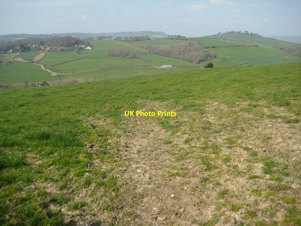 Photo 6"x4" View to Catherstone Leweston Catherston Leweston c2012