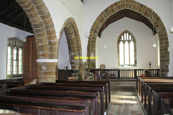 Photo 6"x4" Interior, St Andrew's church, Ashby Puerorum Ashby Puerorum c2012