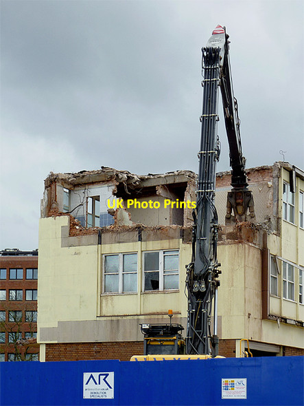 Photo 6"x4" Demolition of the Fox Hotel in Wolverhampton Wolverhampton c2012