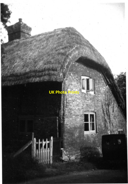 Photo 6"x4" Yew Tree Cottage Ovington Ovington\/SU5631 c1955