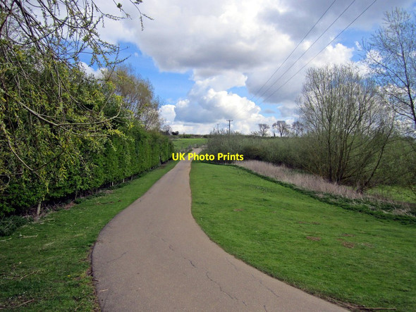Photo 6"x4" Waterside Cycle Route Whitwell\/SK9208 c2012