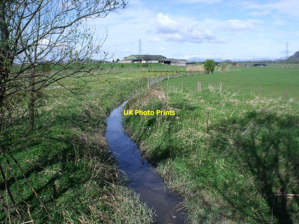 Photo 6"x4" Bolfornought, drainage ditch Braehead\/NS8092 c2012