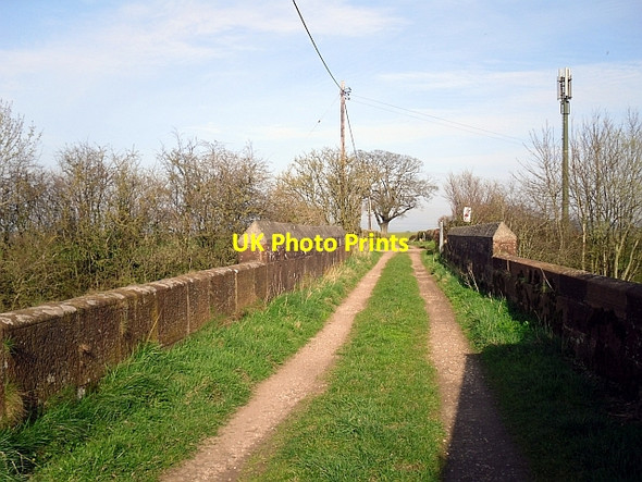 Photo 6"x4" Bridleway bridge over railway Clifton\/NY5326 c2012