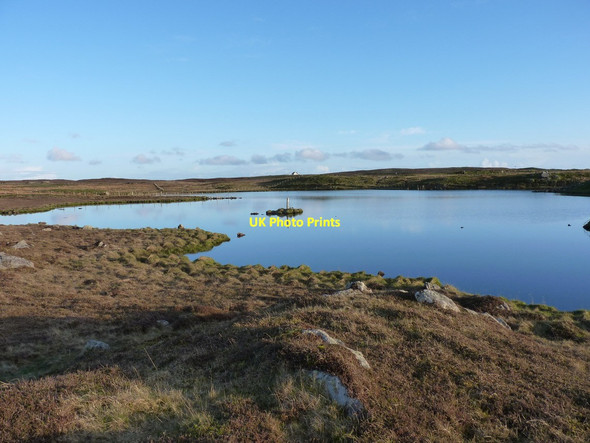 Photo 6"x4" Loch an t-Sruthain Bhain Balranald c2012