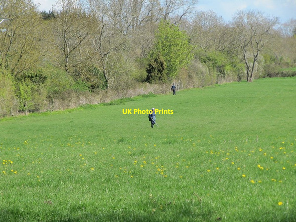 Photo 6"x4" A bit of detecting Cossington\/ST3540 c2012
