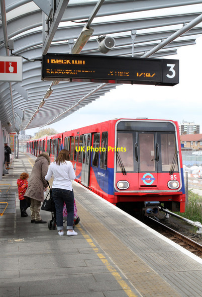 Photo 6"x4" Custom House Station Canning Town c2012