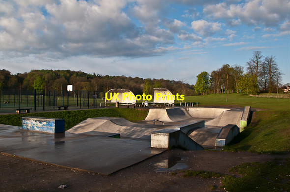 Photo 6"x4" Skate park, Priory Park Reigate c2012