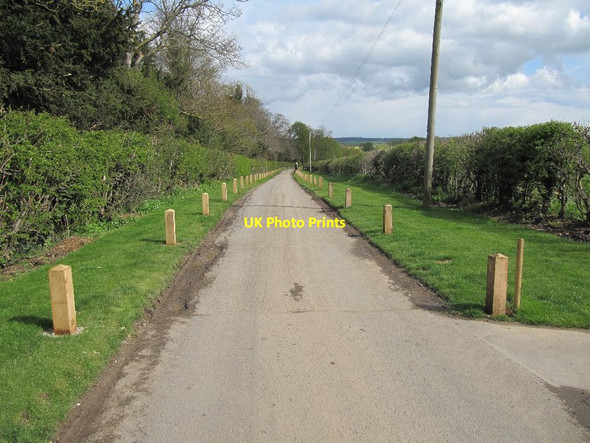 Photo 6"x4" Ferry Lane looking smart Cholsey c2012