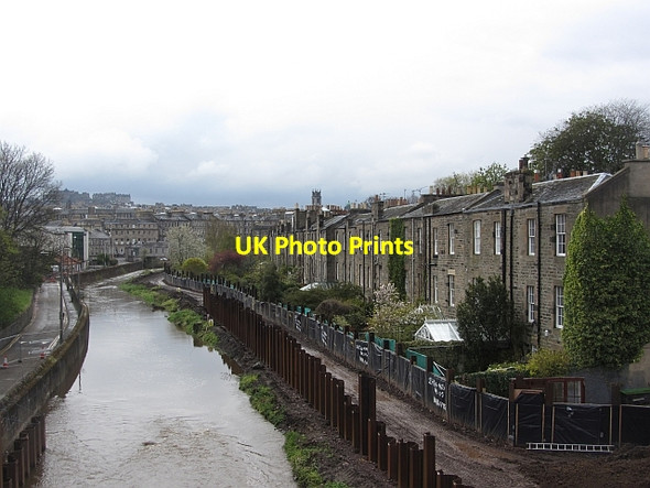 Photo 6"x4" Flood defences, Warriston Crescent Edinburgh c2012