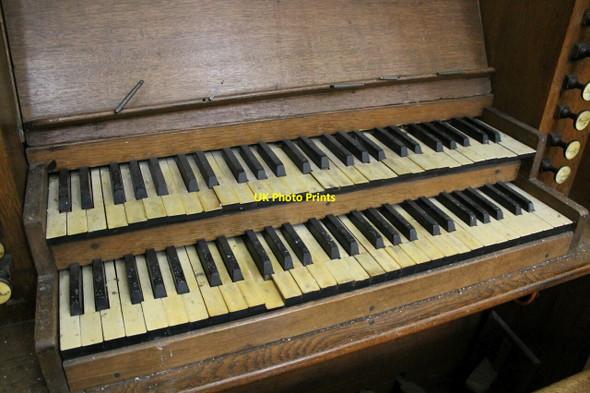 Photo 6"x4" Organ Console, St Luke's church, Stickney Fen Side\/TF3458 c2012