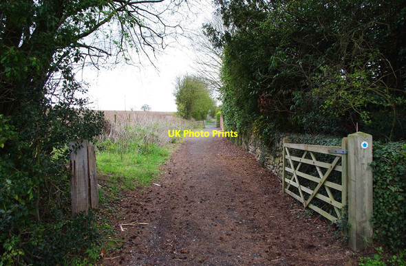 Photo 6"x4" Start of the public bridleway to Eymore Wood from Arley Lane, Upper Arley Upper Arley c2012