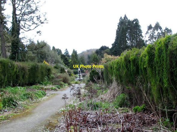 Photo 6"x4" Water fountain in the walled garden of Castlewellan Castle Castlewellan c2012