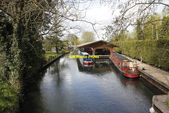 Photo 6"x4" Boats by the drydock Newbury\/SU4767 c2012