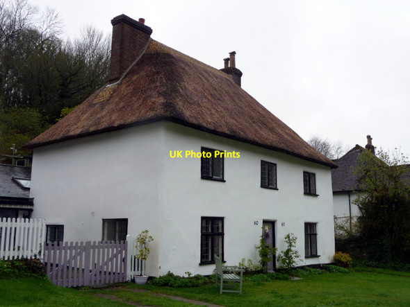 Photo 6"x4" Thatched Cottage, Milton Abbas, Dorset Milton Abbas c2012