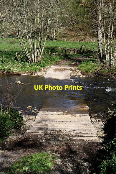Photo 6"x4" A ford on the Ale Water Ancrum c2012