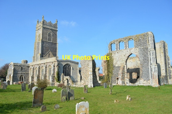 Photo 6"x4" St Andrew's Church - Walberswick Southwold c2012