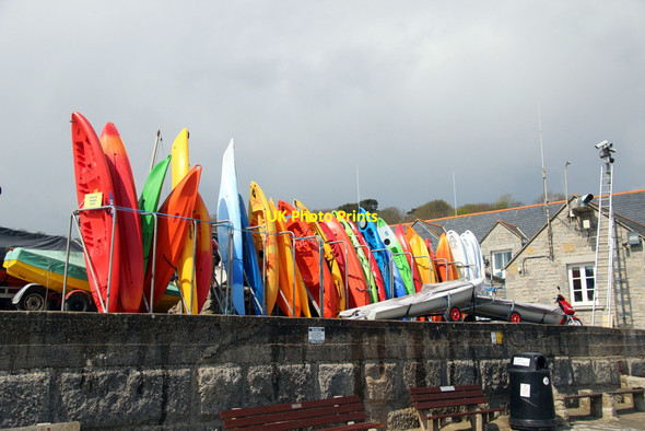 Photo 6"x4" Canoes, Lyme Regis, Dorset Lyme Regis c2012