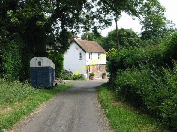 Photo 6"x4" Little Foxholt at the end of Fox Holt Road Swingfield Minnis c2008
