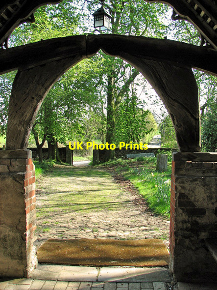 Photo 6"x4" St Margaret's church in Stradishall - view from the porch Stradishall c2012