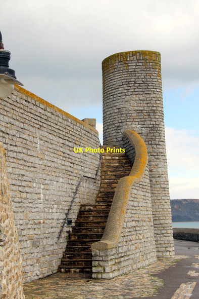 Photo 6"x4" Steps and Tower, Lyme Regis, Dorset Lyme Regis c2012