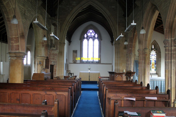 Photo 6"x4" Interior, St Mary and All Saints' church, Swarby Swarby c2012