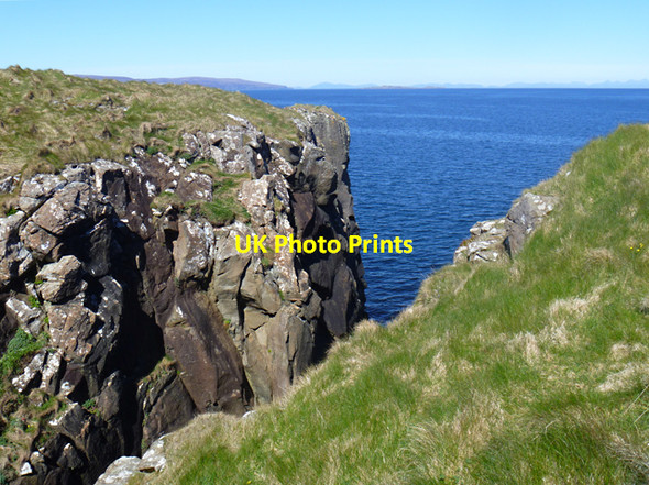 Photo 6"x4" Geodh on the north coast of Eilean M\u00c3\u00b2r Cuidrach c2012