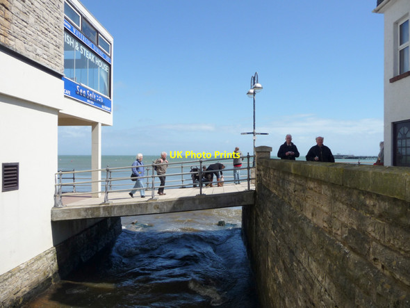 Photo 6"x4" Bridge over Stream, Swanage, Dorset Swanage c2012