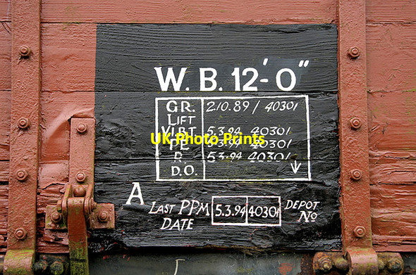 Photo 6"x4" A goods truck detail at Saughtree Station Saughtree c2009 P1
