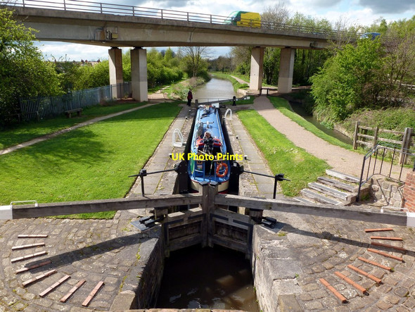 Photo 6"x4" Haggonfields Lock in Rhodesia  Worksop c2012