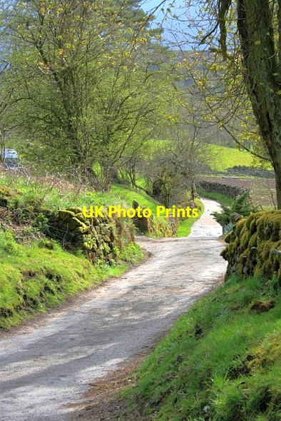 Photo 6"x4" Lane to Gladbach House Farm Roche Grange c2012