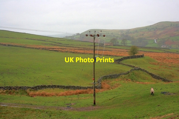 Photo 6"x4" Pasture Fields near Sniddles Roche Grange c2012