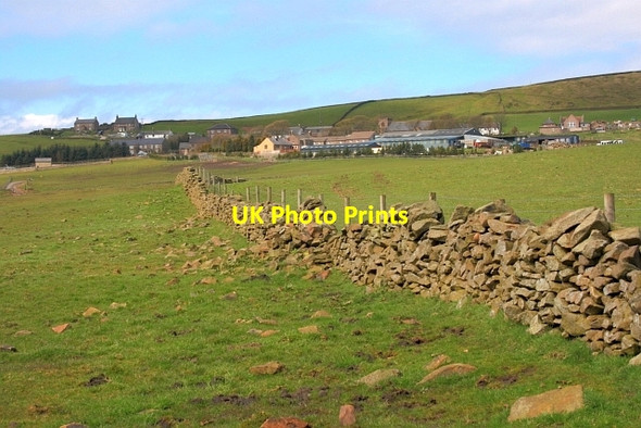 Photo 6"x4" Ruined Dry Stone Wall Flash c2012