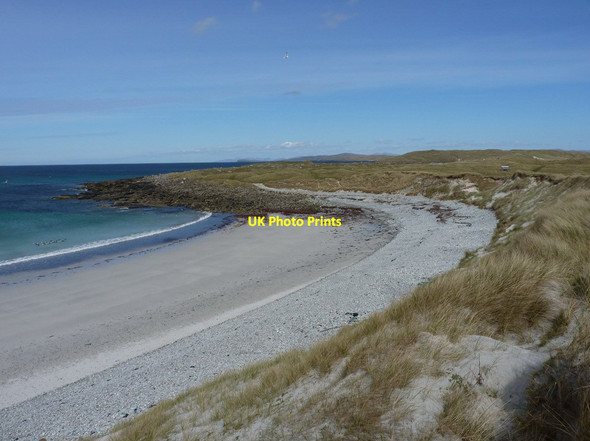 Photo 6"x4" Beach on the western side of the Udal peninsula Greinetobht c2012