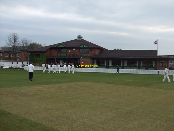 Photo 6"x4" Urmston Cricket Club - Pavilion Urmston c2012