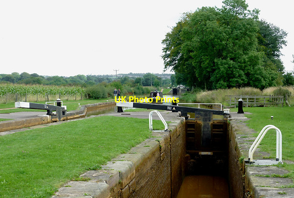 Photo 6"x4" Paired Locks No 46 near Church Lawton, Cheshire Kidsgrove c2011