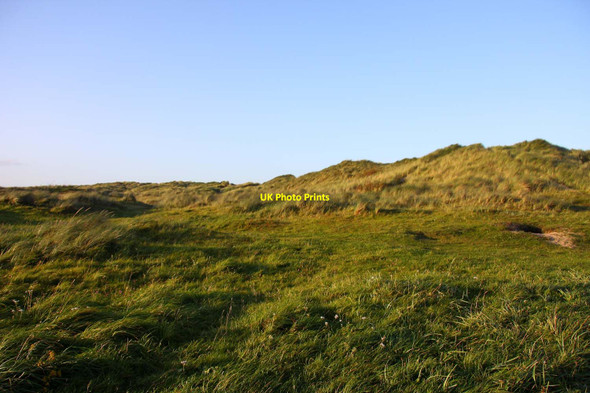 Photo 6"x4" Grass covered dunes by Links Road South Beach\/NZ3279 c2011