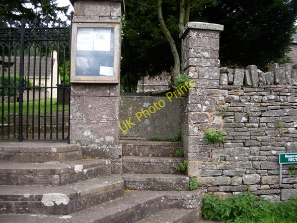 Photo 6"x4" Cwmdu: unusual stile at the entrance to the Churchyard Cwmdu\/SO1823 c2008