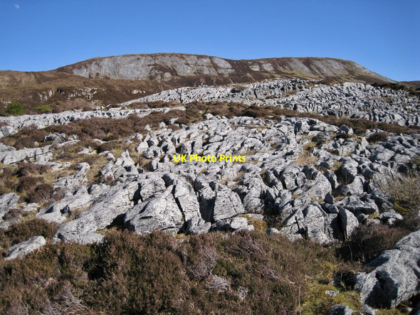 Photo 6"x4" Limestone pavement on Bheinn Shuardail Blackpark\/A' Phairce Dhubh c2012
