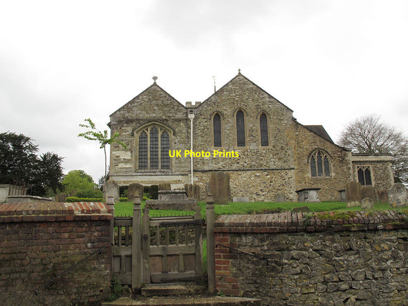 Photo 6"x4" Bletchingley church gate Bletchingley c2012