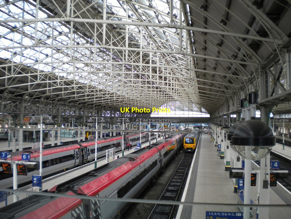 Photo 6"x4" Overall roof at Manchester Piccadilly Manchester c2010