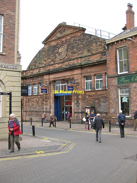 Photo 6"x4" Market Hall, Fisher Street entrance Carlisle c2012