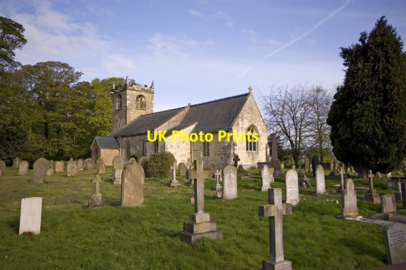 Photo 6"x4" Church at Rowley Little Weighton c2012