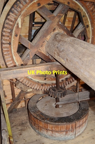 Photo 6"x4" Stevington Windmill Duck End\/SP9852 c2012 P1