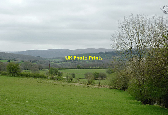 Photo 6"x4" Farmland in the Deuffwrd valley near Beulah, Powys Beulah\/SN9251 c2012