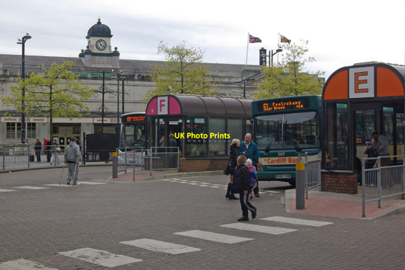 Photo 6"x4" Cardiff Central Bus Station Cardiff\/Caerdydd c2012