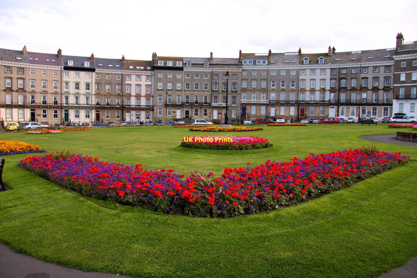 Photo 6"x4" Flowerbed on Royal Crescent Whitby\/NZ8910 c2011