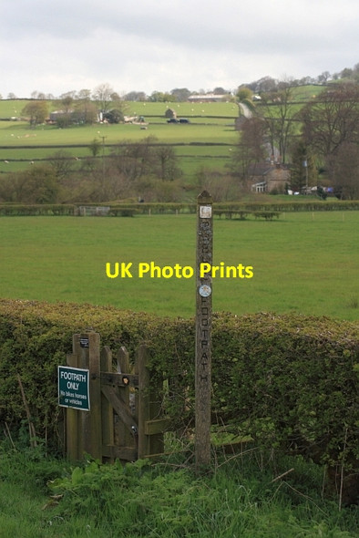 Photo 6"x4" Footpath to Brund Mill Brund c2012
