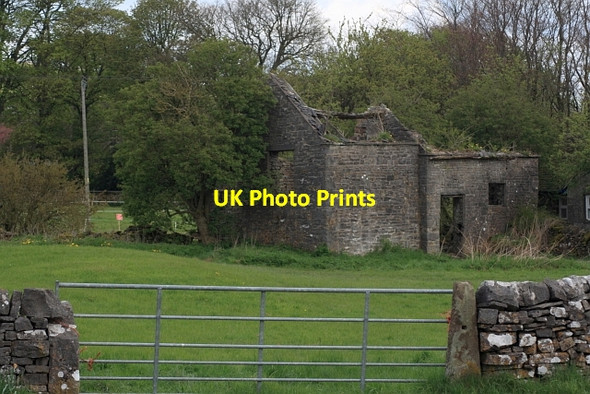 Photo 6"x4" Ruined Barn Wetton\/SK1055 c2012